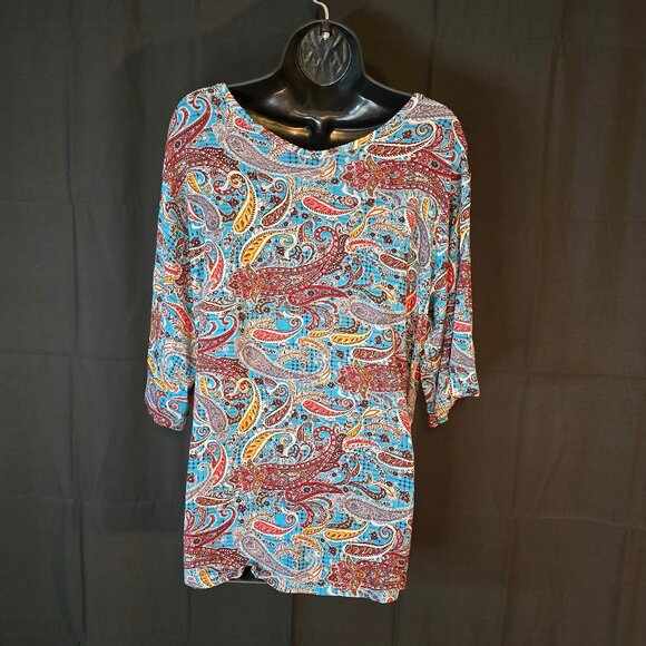 Colorful Paisley Blouse - Picture 4 of 7